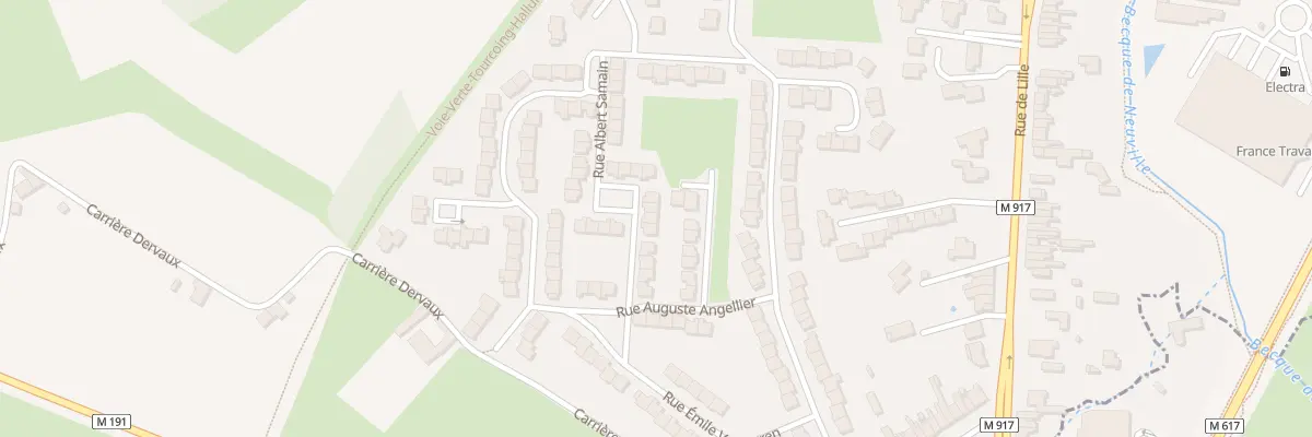 Plan du 27 Rue Albert Samain à Halluin