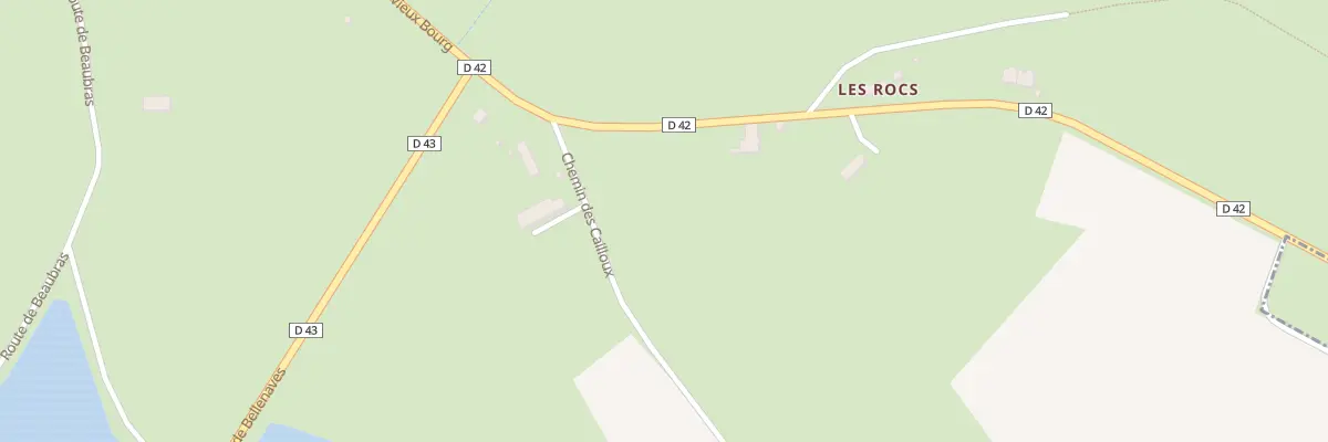 Plan du 6 Rte des Rocs à Monestier