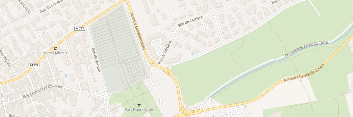 Plan du 4 Rue de l’Artière à Aubière