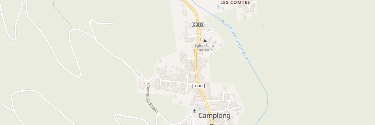 Plan du 7 Rue des Porches à Camplong