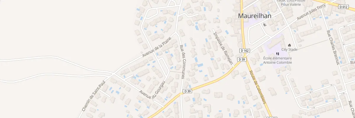 Plan du 26 Rue des Communes à Maureilhan