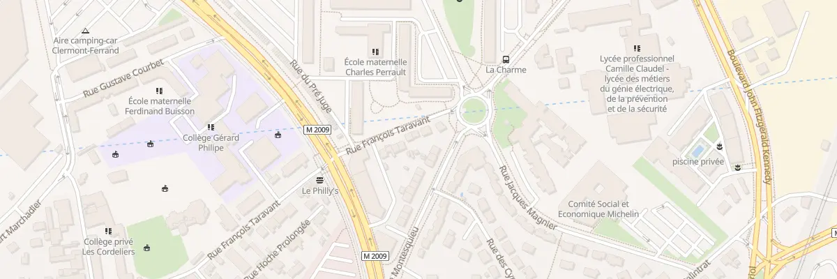 Plan du 56 Rue François Taravant à Clermont-Ferrand