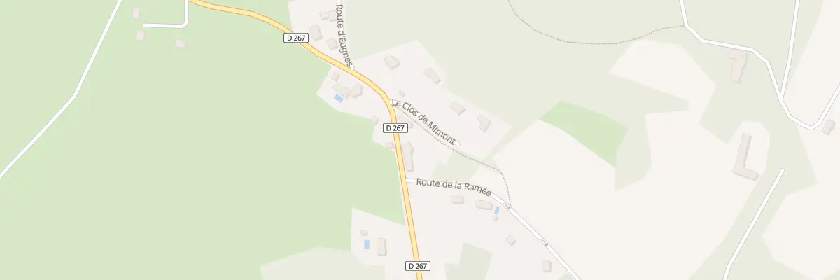 Plan du 554 Rte des Acacias à Parigny-les-Vaux