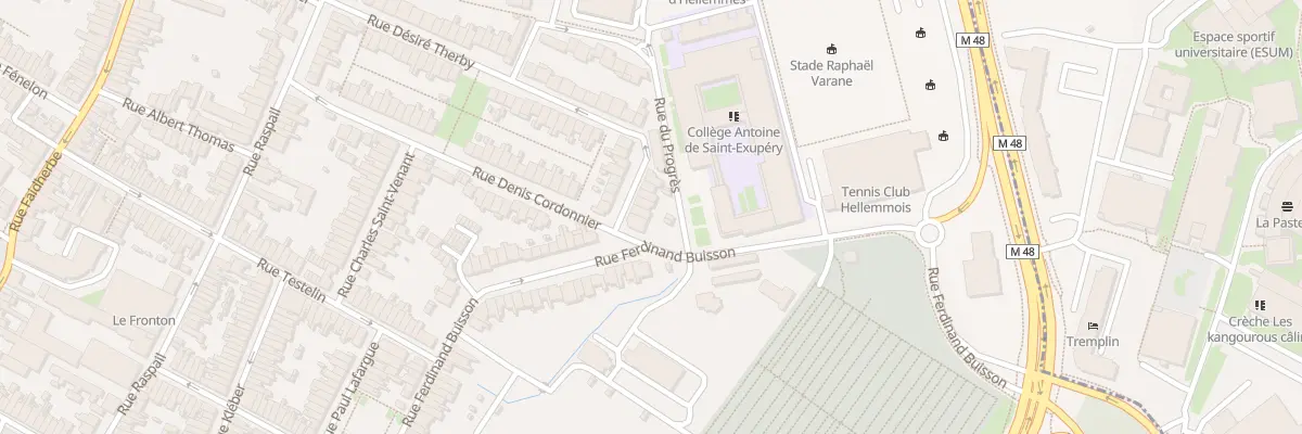 Plan du 75 Rue Désiré Therby à Lille