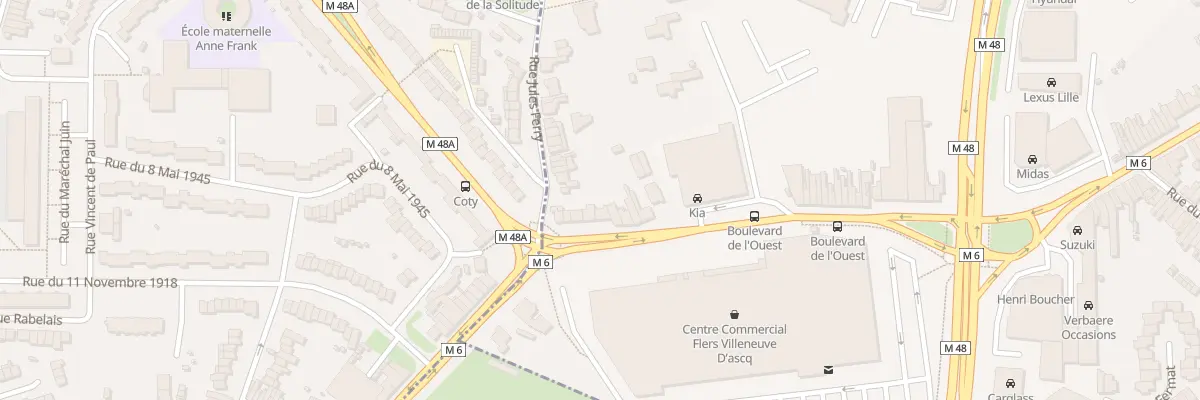 Plan du 9 Rue Jules Guesde à Villeneuve-d’Ascq