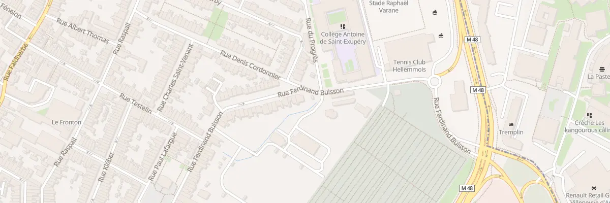 Plan du 74 Rue Ferdinand Buisson à Lille