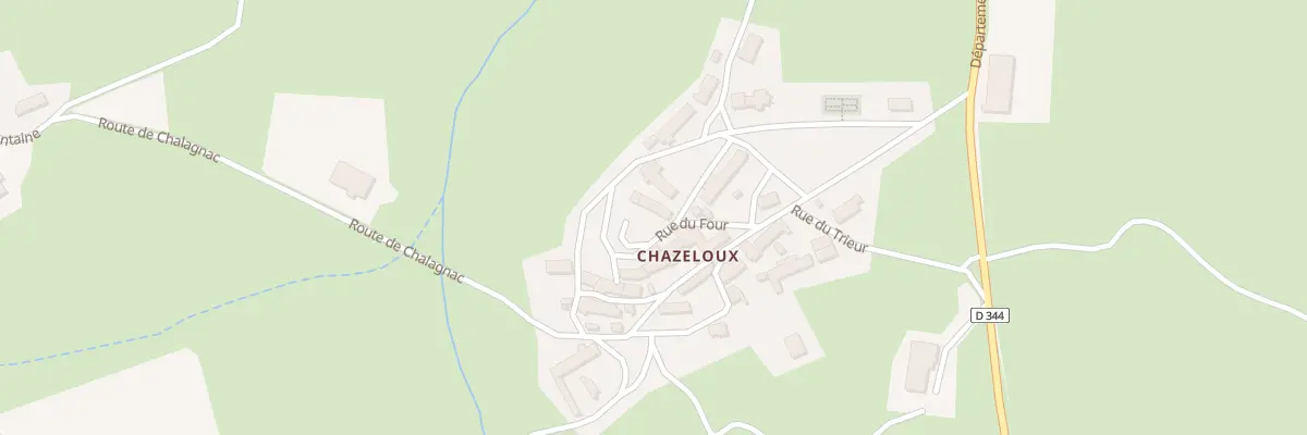 Plan du 5102 Chazeloux à Bonnac