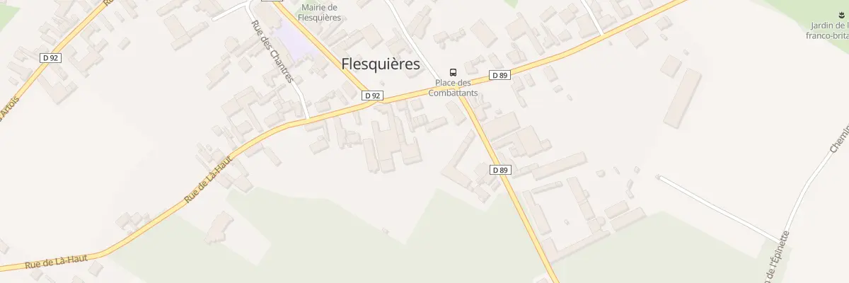 Plan du 3 Rue de la Haut à Flesquières