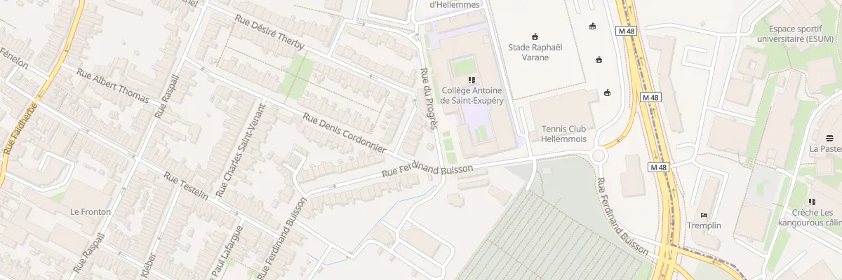 Plan du 73 Rue Désiré Therby à Lille