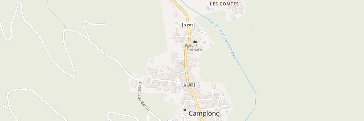 Plan du 15 Av Alexandre Piquet à Camplong