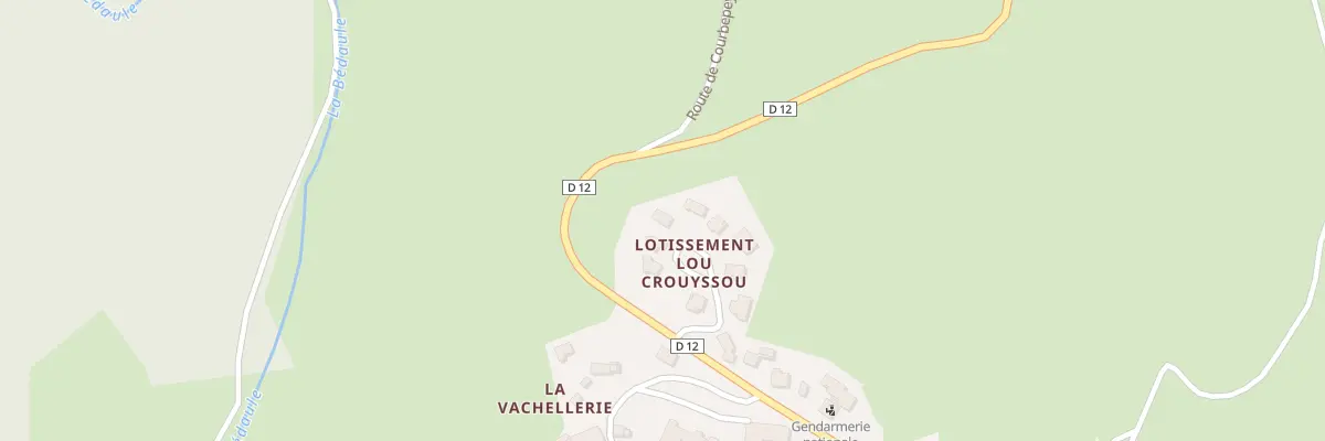 Plan du 5331 Lot Lou Crouyssou à Fournels