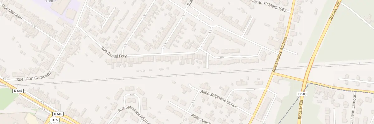 Plan du 300 Rue Daniel Fery à Sin-le-Noble