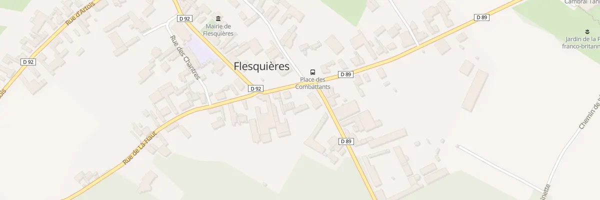 Plan du 1 Rue de la Haut à Flesquières