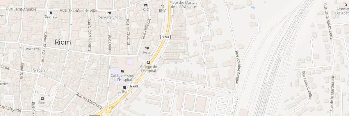 Plan du 43B Bd Desaix à Riom