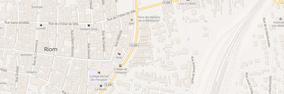 Plan du 89 Bd Desaix à Riom