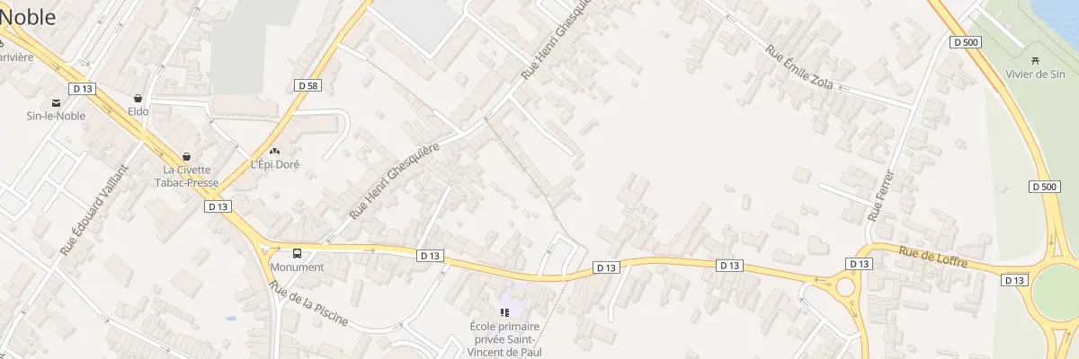 Plan du 178C Rue Henri Ghesquiere à Sin-le-Noble