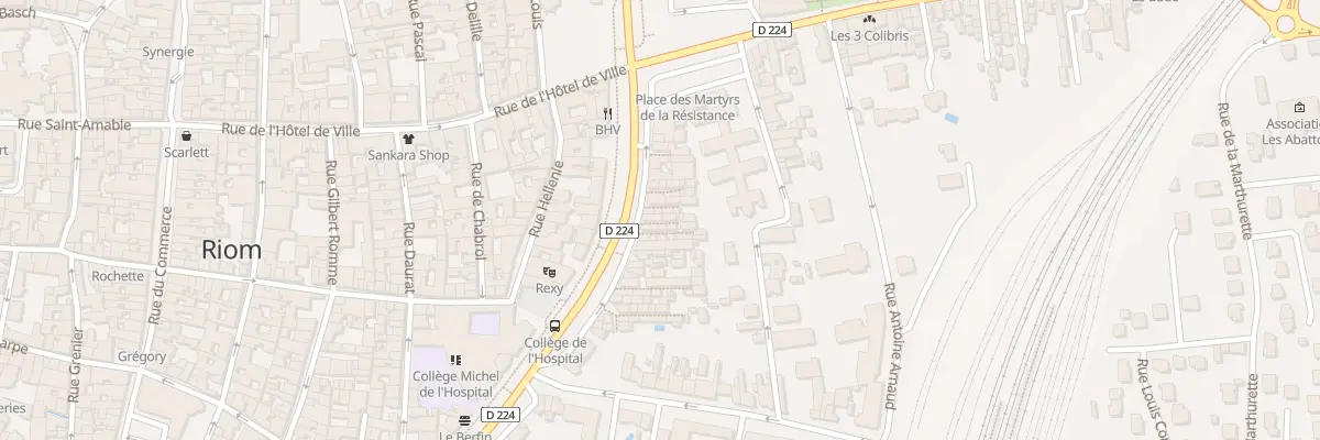 Plan du 103 Bd Desaix à Riom