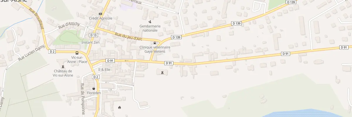 Plan du 23B Rue de Fontenoy à Vic-sur-Aisne