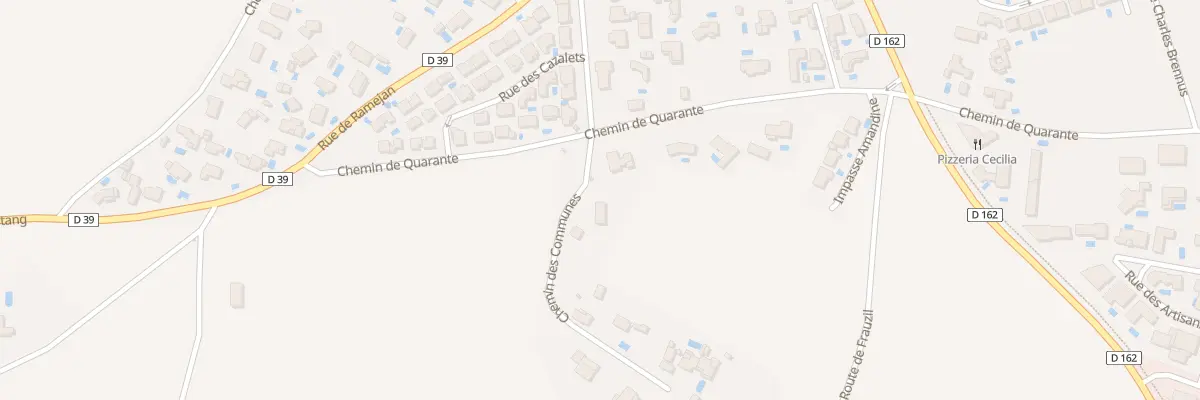 Plan du 5741 Rue des Communes à Maureilhan