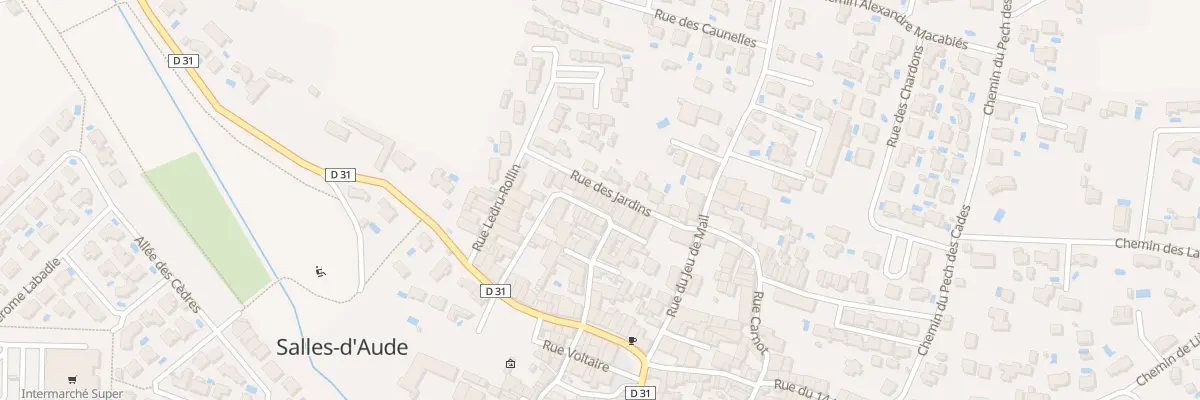 Plan du 30 Rue du Fer à Cheval à Salles-d’Aude