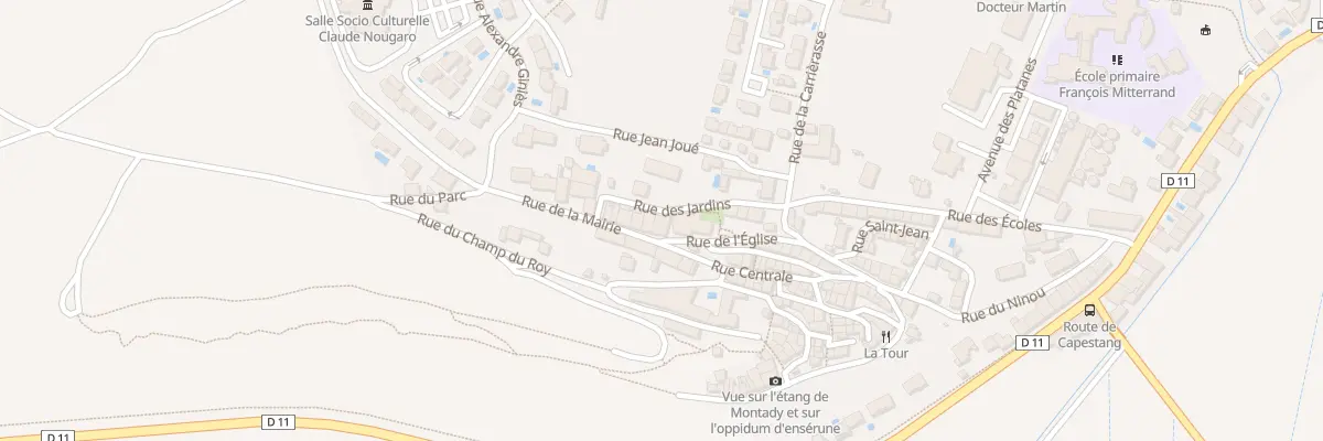 Plan du 5164 Rue de la Mairie à Montady