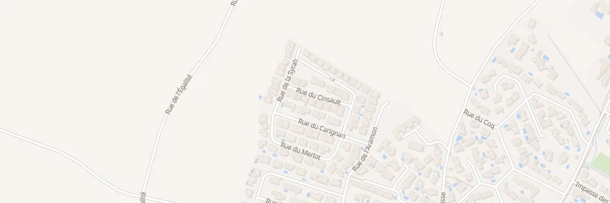 Plan du 11 Rue du Cinsault à Montady