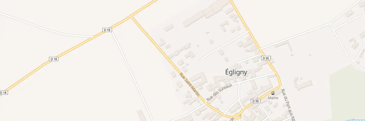 Plan du 10 Rue Saint-martin à Égligny