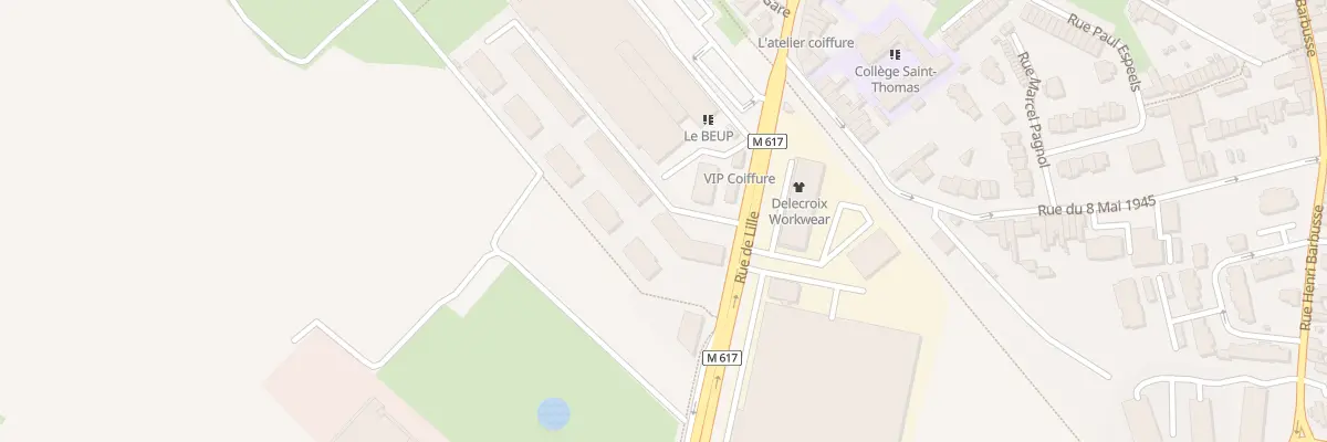 Plan du 299 Rue de Lille à Roncq