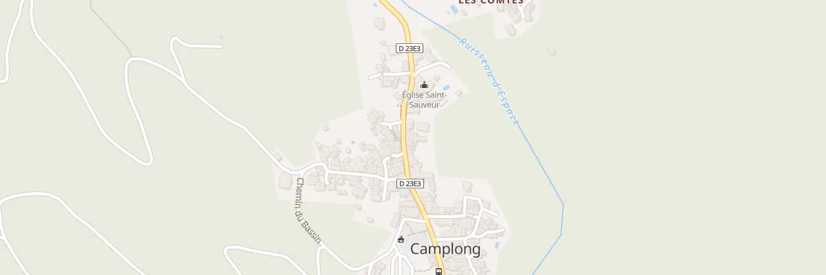 Plan du 16 Av Alexandre Piquet à Camplong