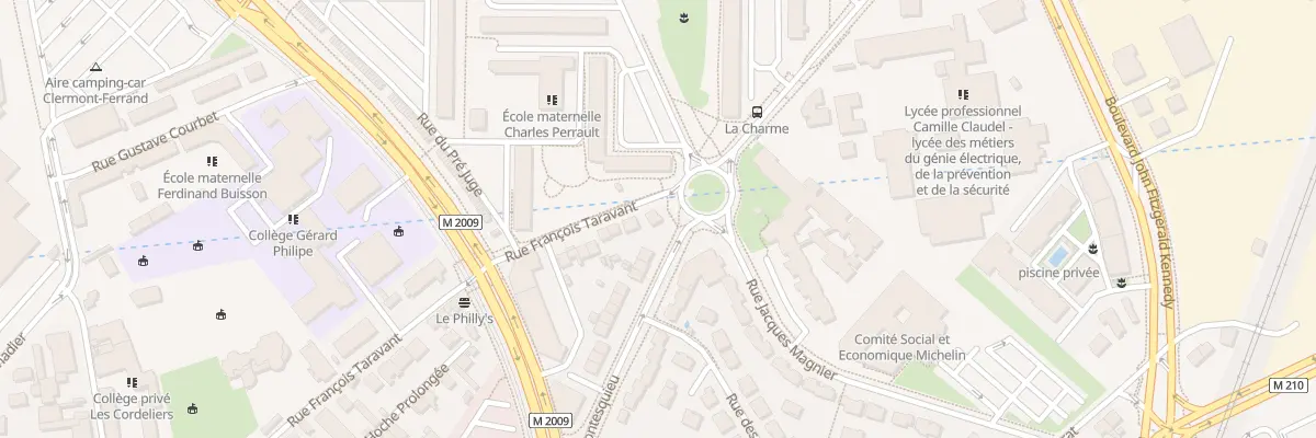 Plan du 60 Rue François Taravant à Clermont-Ferrand