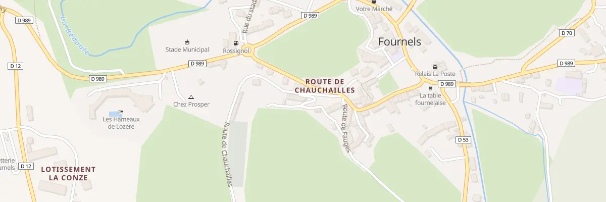Plan du 5156 Rte de Chauchailles à Fournels