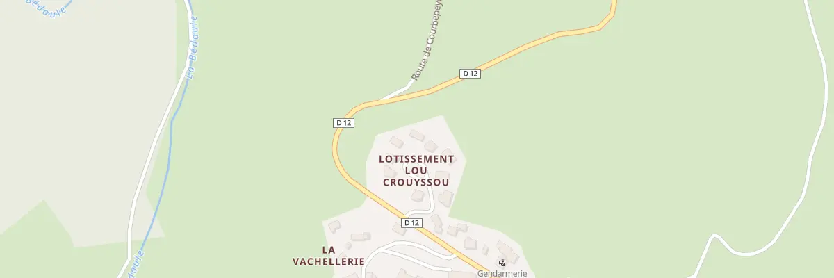 Plan du 5322 Lot Lou Crouyssou à Fournels