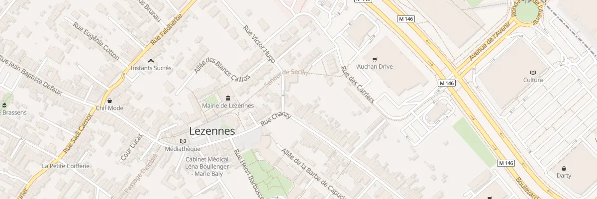 Plan du 21 Rue Chanzy à Lezennes
