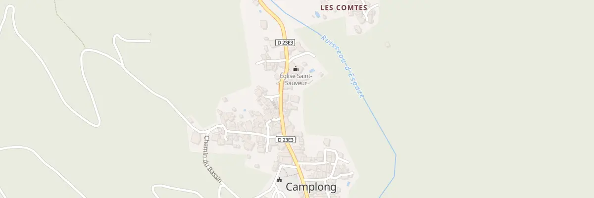 Plan du 22 Av Alexandre Piquet à Camplong