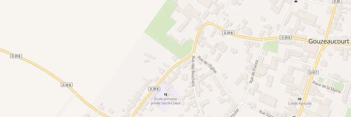 Plan du 32 Rue de Metz-en-couture à Gouzeaucourt