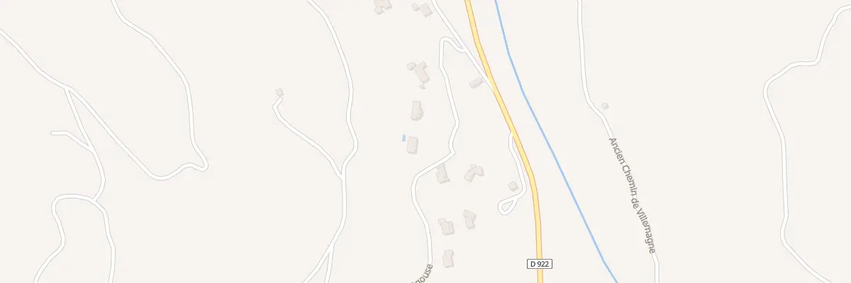 Plan du 5290F Che de Peyrégouse à Villemagne-l’Argentière