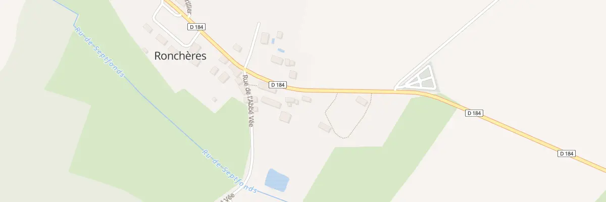 Plan du 6 Rue Fleur de Rouvroy à Ronchères