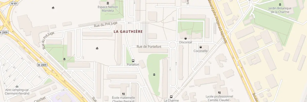 Plan du 4 Rue Portefort à Clermont-Ferrand