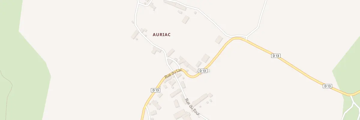 Plan du 119 Auriac Faverolles à Val d’Arcomie