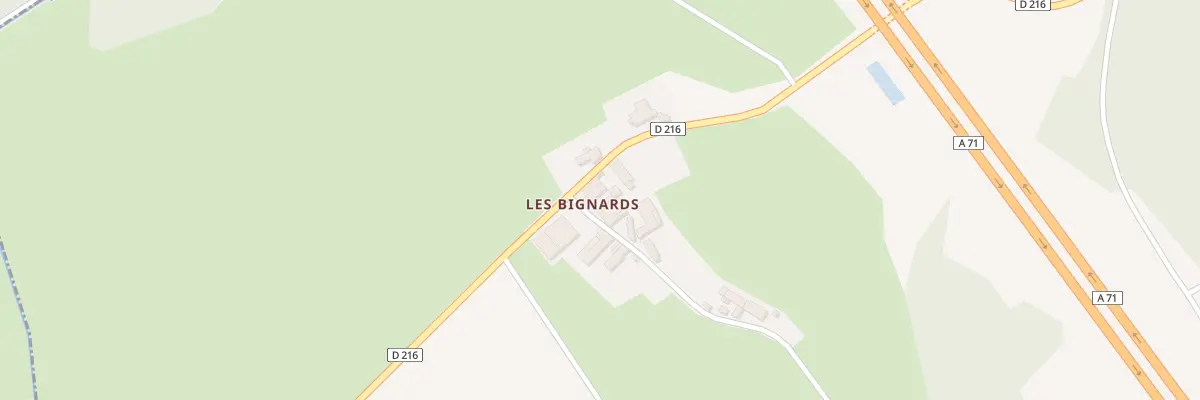 Plan du 110 Les Bignards à Bègues
