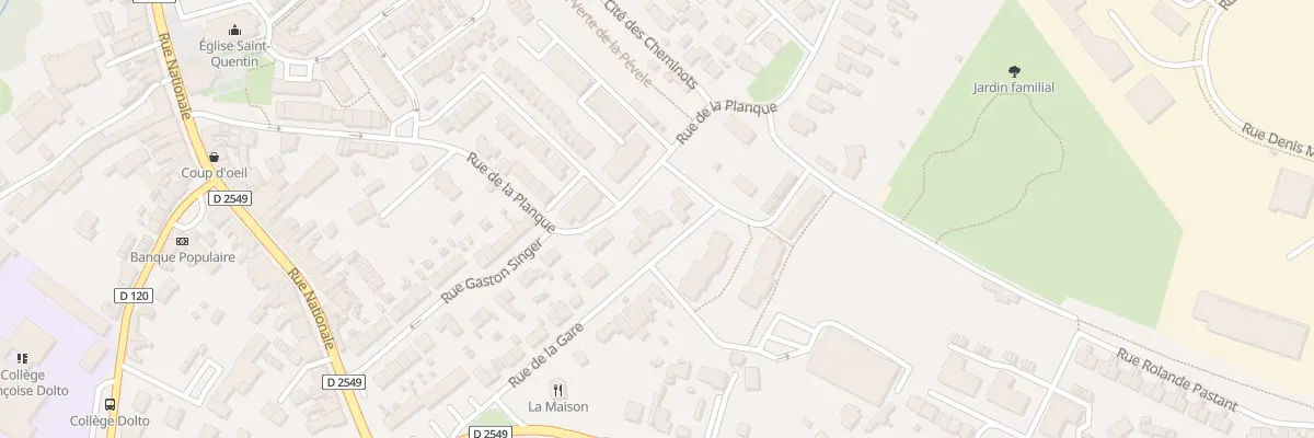 Plan du 31 Rue de la Planque à Pont-à-Marcq