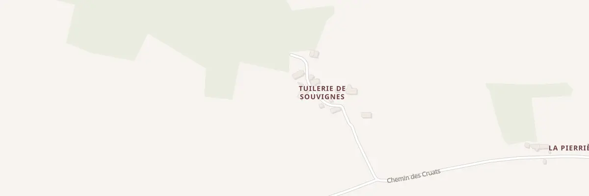 Plan du 5216 Tuileries de Souvignes au Theil