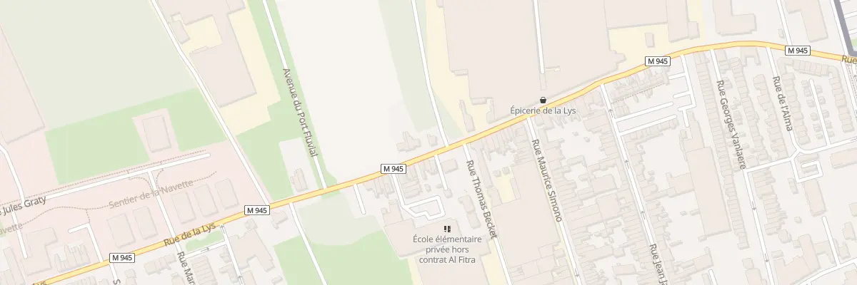 Plan du 20 Rue de la Lys à Halluin