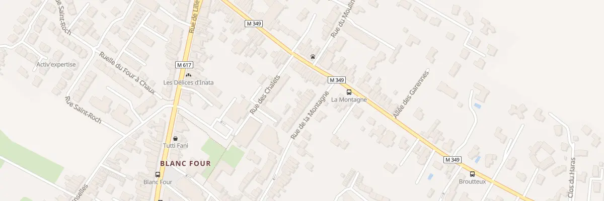 Plan du 8 Rue de la Montagne à Roncq