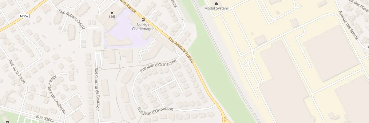 Plan du 30 Rue Anatole France à Lesquin