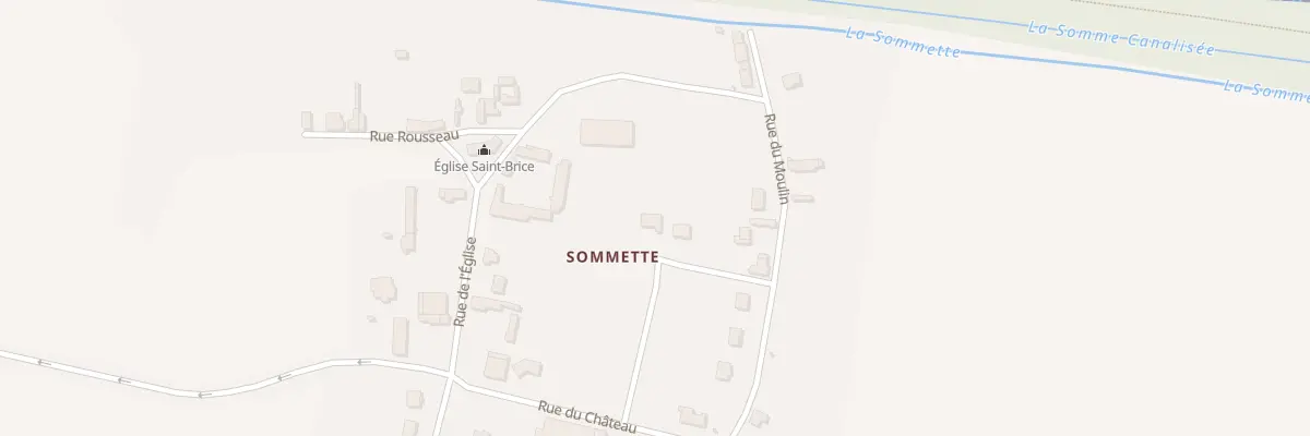 Plan du 2 Rue du Moulin à Sommette-Eaucourt