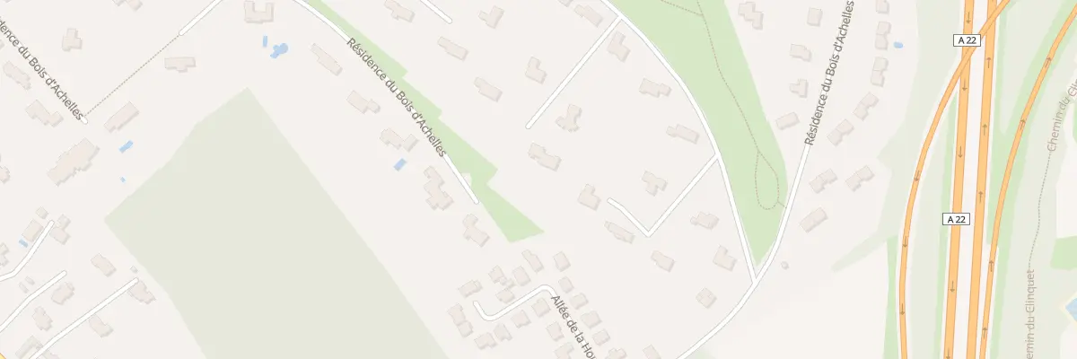 Plan du 579 Bois d’Achelles à Bondues