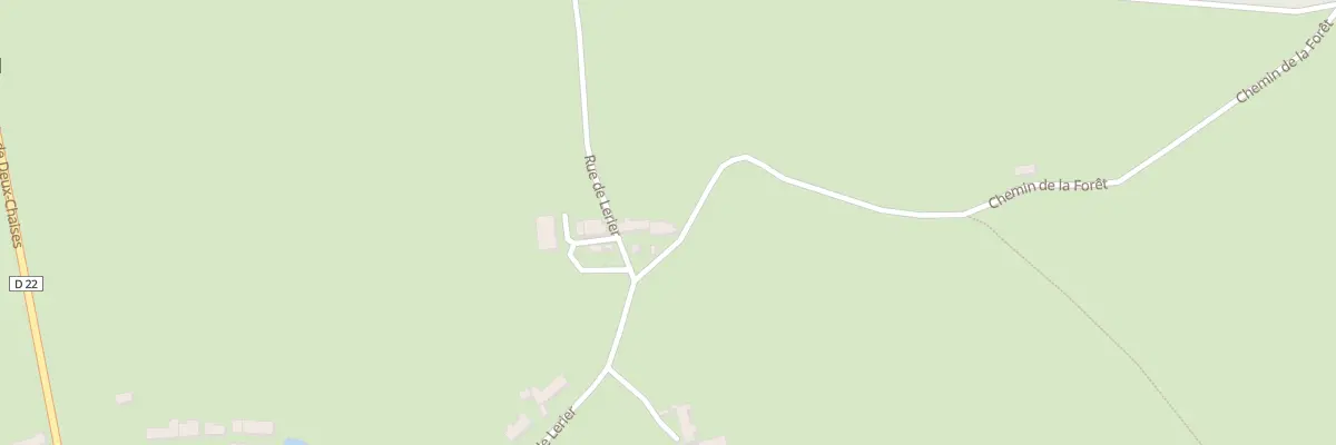 Plan du 1 Che de la Foret à Monestier