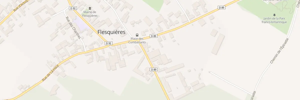 Plan du 3 Rue du Moulin à Flesquières