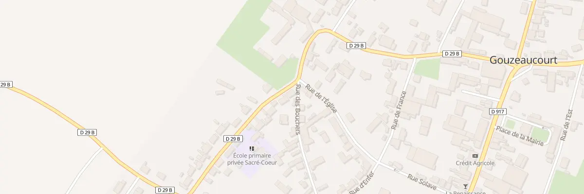 Plan du 5 Rue de Metz-en-couture à Gouzeaucourt